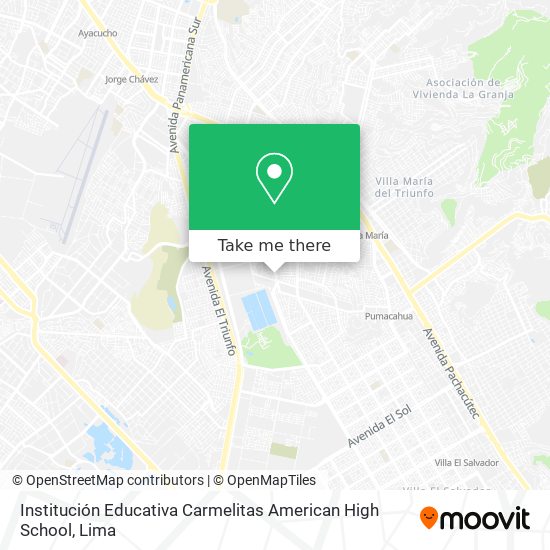 Institución Educativa Carmelitas American High School map