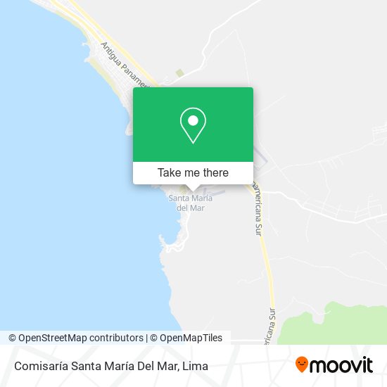 Mapa de Comisaría Santa María Del Mar