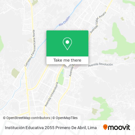Institución Educativa 2055 Primero De Abril map