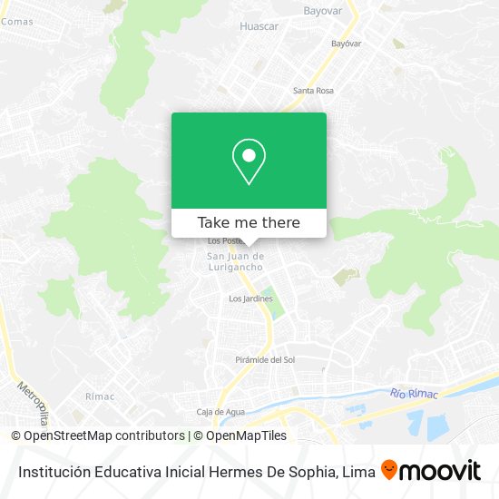 Institución Educativa Inicial Hermes De Sophia map