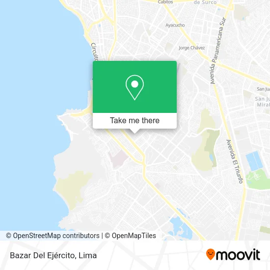 Mapa de Bazar Del Ejército