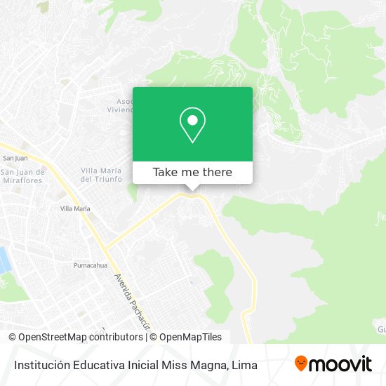 Institución Educativa Inicial Miss Magna map