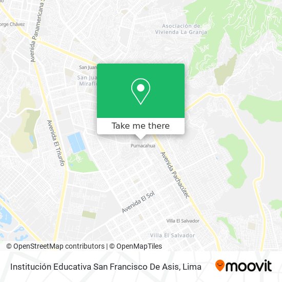 Institución Educativa San Francisco De Asis map