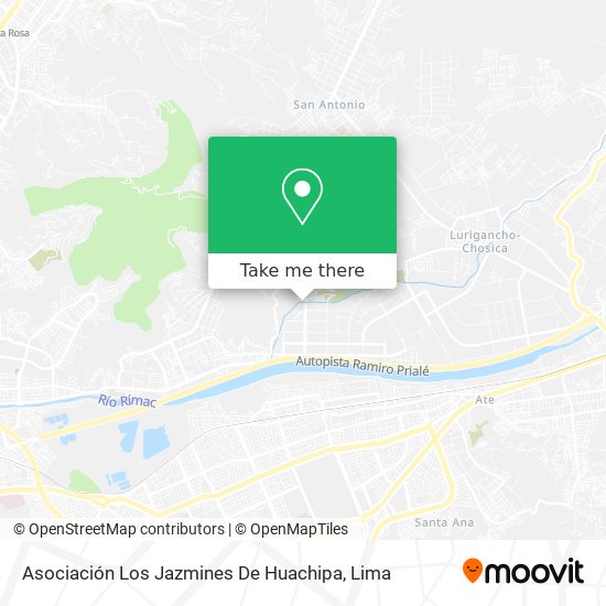 Asociación Los Jazmines De Huachipa map