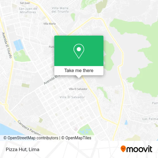 Pizza Hut map