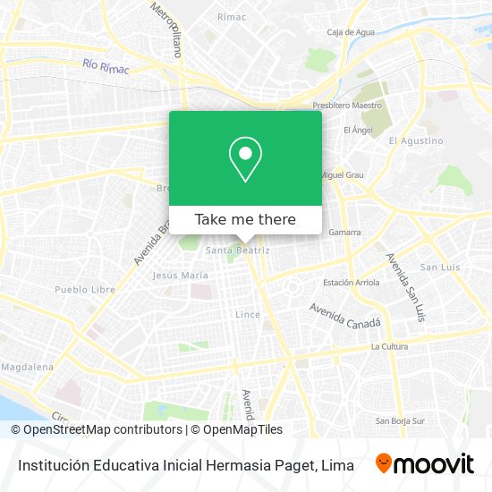 Institución Educativa Inicial Hermasia Paget map