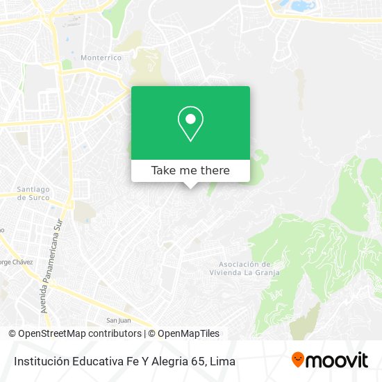 Institución Educativa Fe Y Alegria 65 map