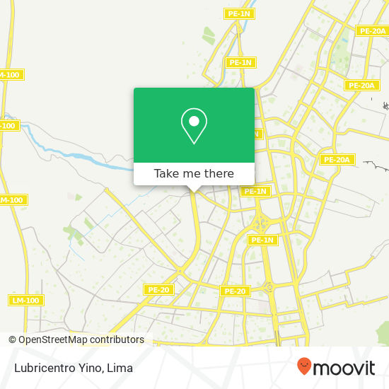 Lubricentro Yino map