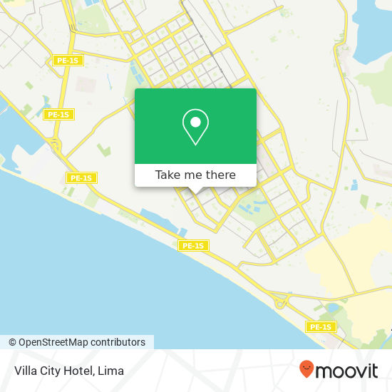 Villa City Hotel map