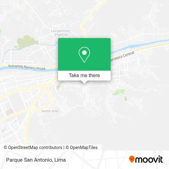 Parque San Antonio map