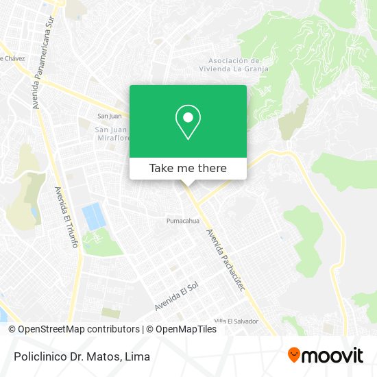 Policlinico Dr. Matos map