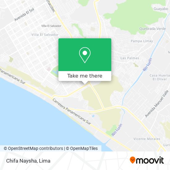 Mapa de Chifa Naysha