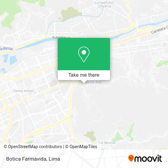 Mapa de Botica Farmavida