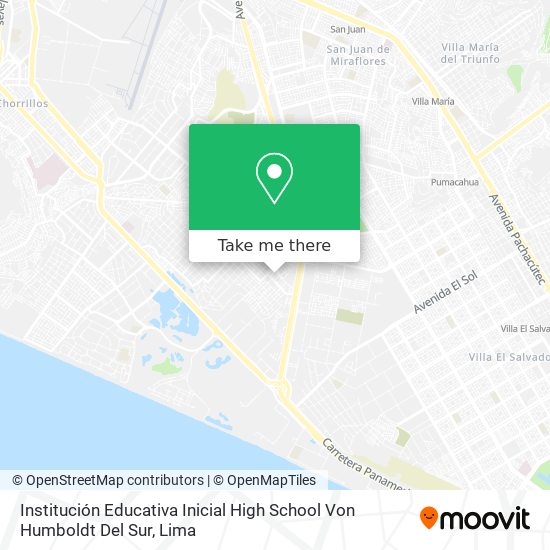 Institución Educativa Inicial High School Von Humboldt Del Sur map
