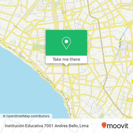 Institución Educativa 7001 Andres Bello map
