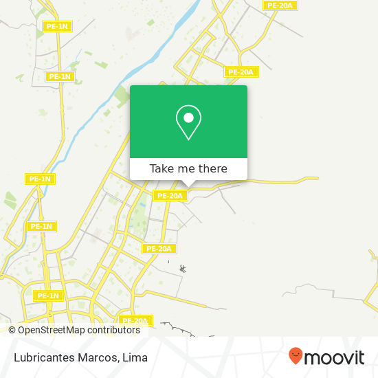 Lubricantes Marcos map