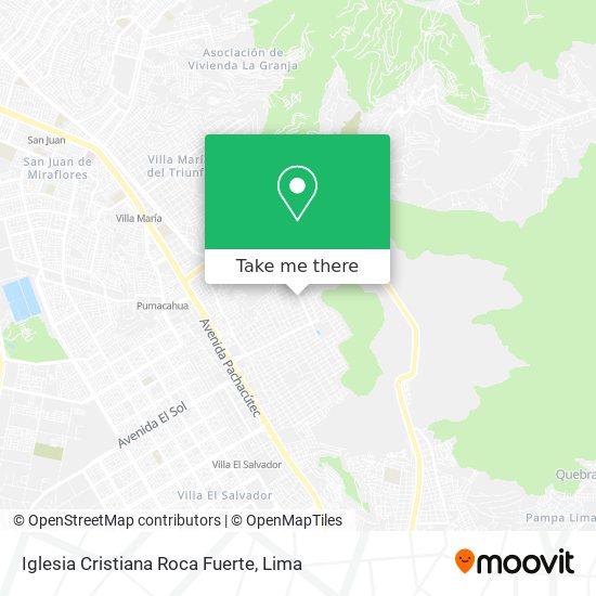 Mapa de Iglesia Cristiana Roca Fuerte