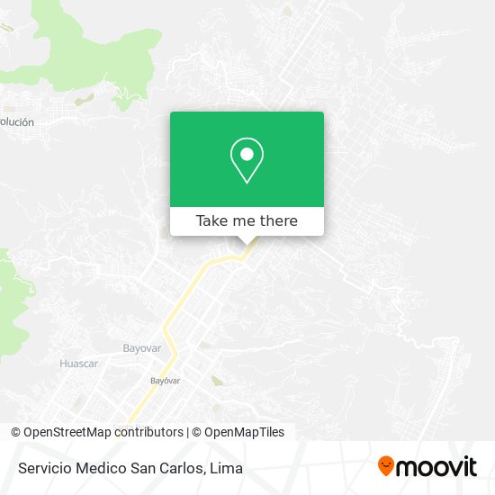 Servicio Medico San Carlos map