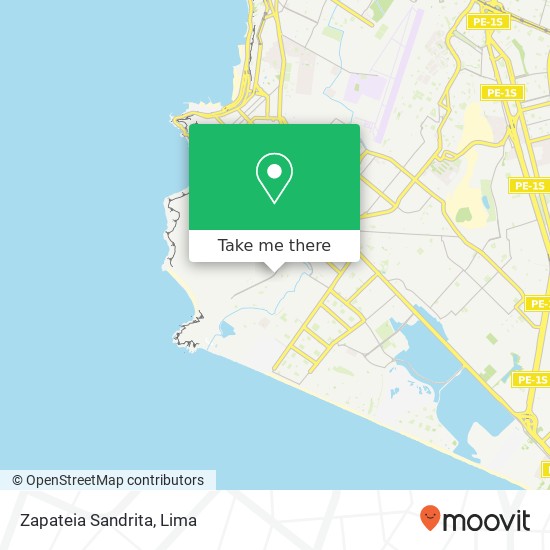 Zapateia Sandrita map