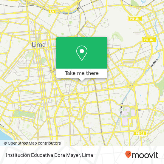 Institución Educativa Dora Mayer map