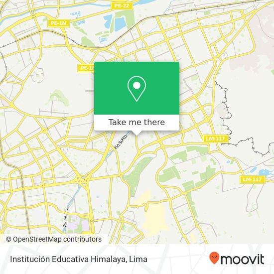 Institución Educativa Himalaya map