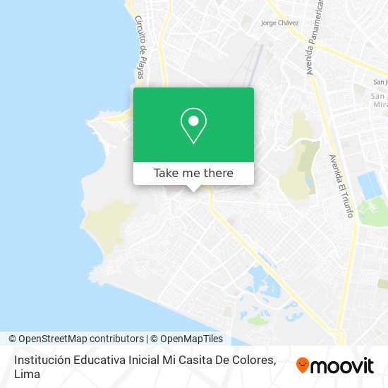 Institución Educativa Inicial Mi Casita De Colores map