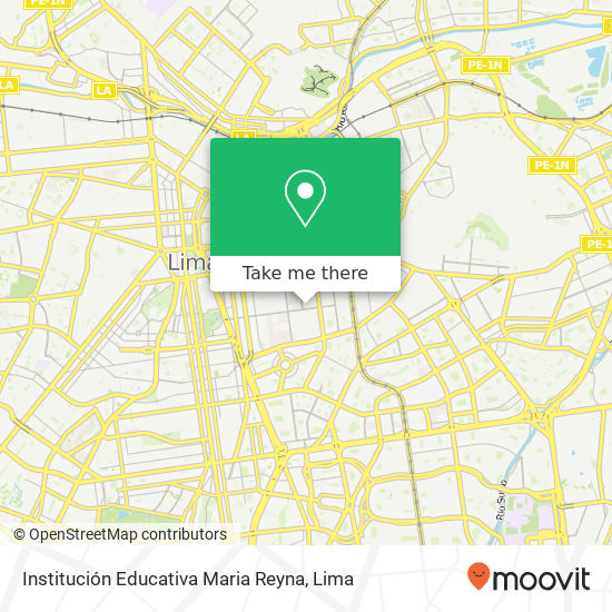 Institución Educativa Maria Reyna map