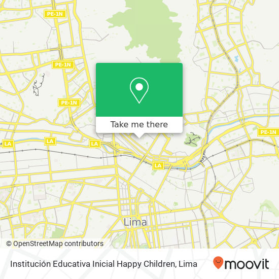 Institución Educativa Inicial Happy Children map