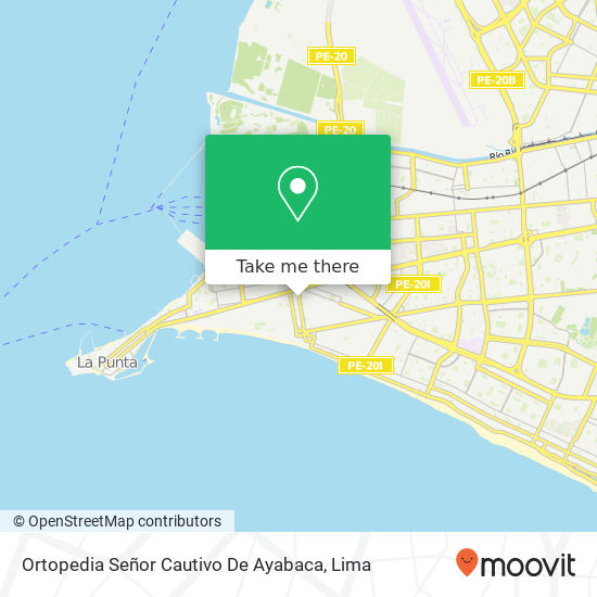 Ortopedia Señor Cautivo De Ayabaca map