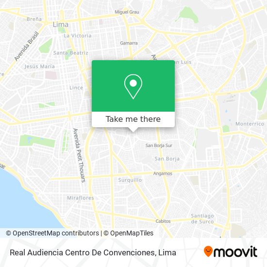 Real Audiencia Centro De Convenciones map