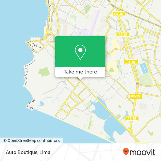 Auto Boutique map
