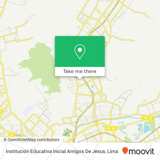 Institución Educativa Inicial Amigos De Jesus map