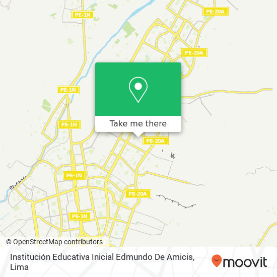 Institución Educativa Inicial Edmundo De Amicis map