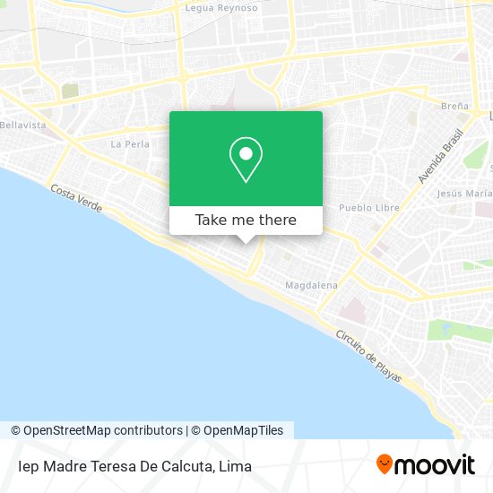 Iep Madre Teresa De Calcuta map