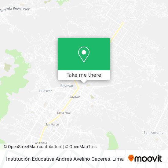 Institución Educativa Andres Avelino Caceres map