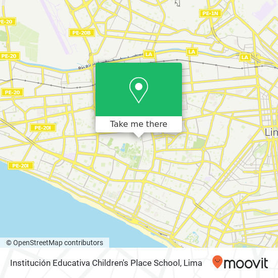 Institución Educativa Children's Place School map