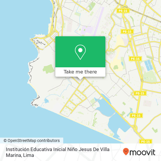 Institución Educativa Inicial Niño Jesus De Villa Marina map