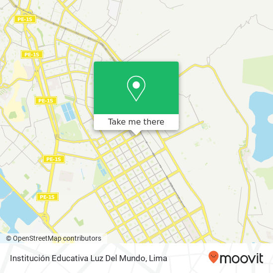 Institución Educativa Luz Del Mundo map