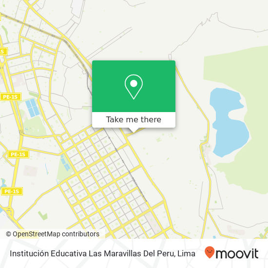 Institución Educativa Las Maravillas Del Peru map