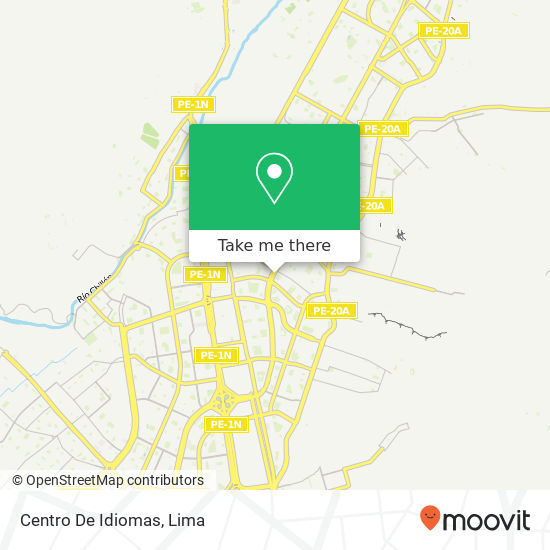 Centro De Idiomas map