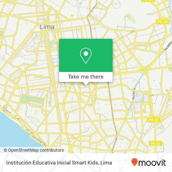 Institución Educativa Inicial Smart Kids map