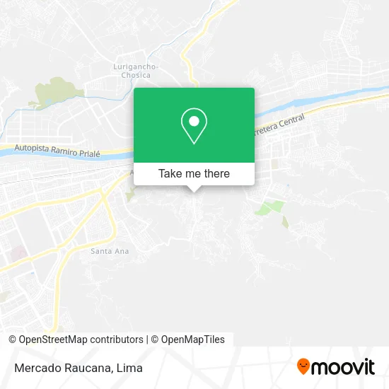 Mercado Raucana map