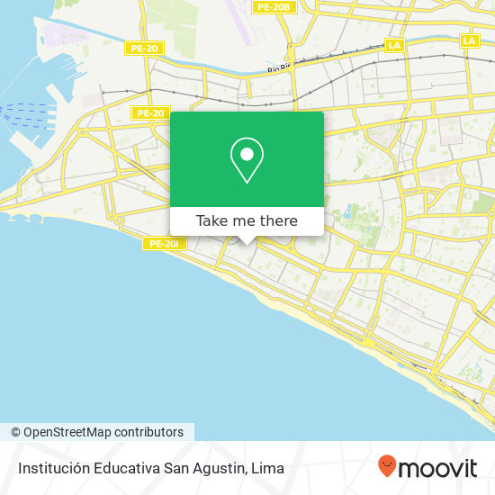 Institución Educativa San Agustin map