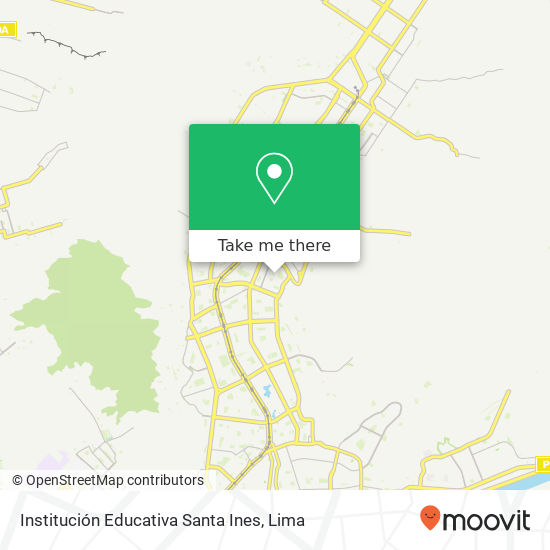 Institución Educativa Santa Ines map
