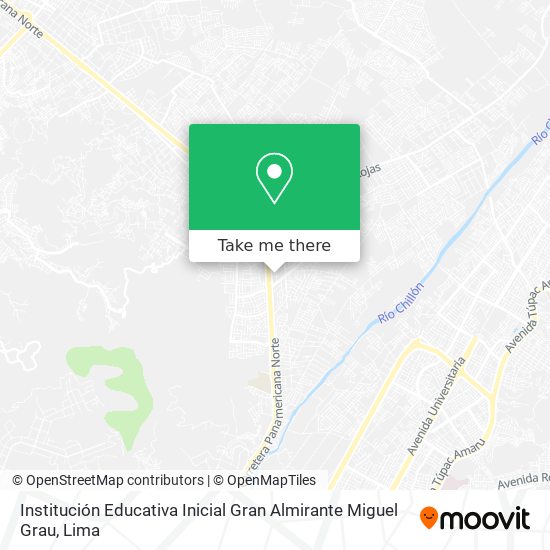 Institución Educativa Inicial Gran Almirante Miguel Grau map