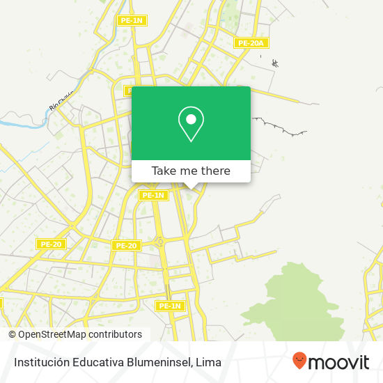Mapa de Institución Educativa Blumeninsel