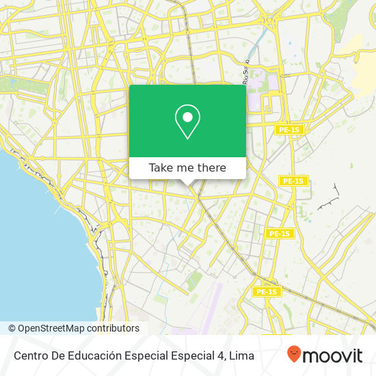 Centro De Educación Especial Especial 4 map