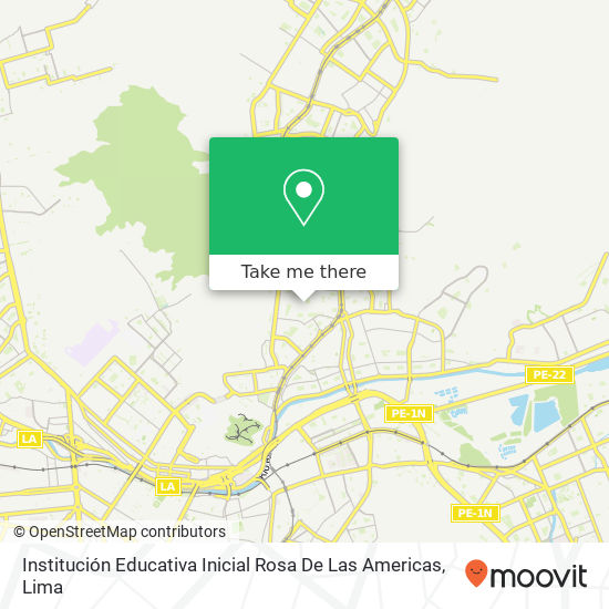 Institución Educativa Inicial Rosa De Las Americas map