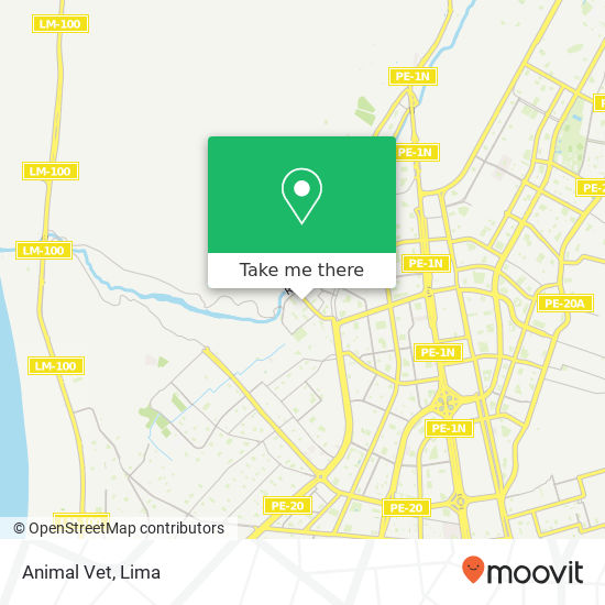 Animal Vet map