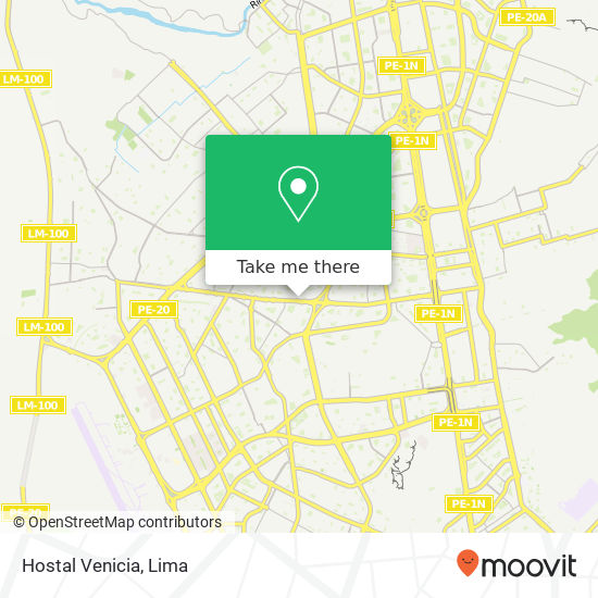 Hostal Venicia map